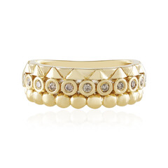 I2 Brown Diamond Silver Ring