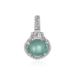 Grandidierite Silver Pendant
