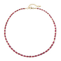 Madagascar Ruby Silver Necklace