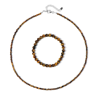 Tiger´s Eye Silver Set