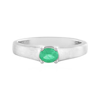 Ethiopian Emerald Silver Ring