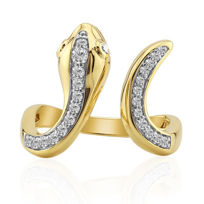 9K SI1 (G) Diamond Gold Ring (Annette)