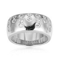 Zircon Silver Ring(Adela Silber)