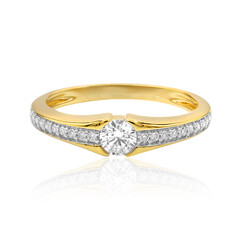 18K IF (D) Diamond Gold Ring