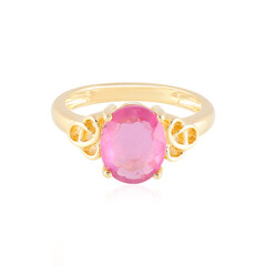 Madagascar Pink Sapphire Silver Ring