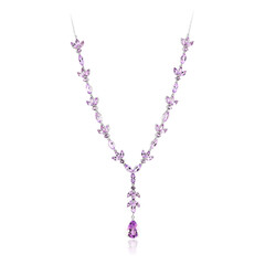 Bolivian Amethyst Silver Necklace