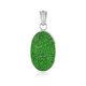 Uvarovite Silver Pendant