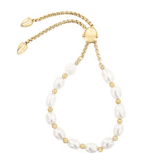 White Freshwater Pearl Bracelet