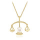 White Freshwater Pearl Silver Necklace