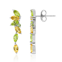 Citrine Silver Earrings