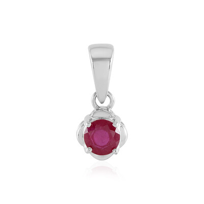Madagascar Ruby Silver Pendant