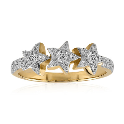 9K SI1 (G) Diamond Gold Ring (Annette)