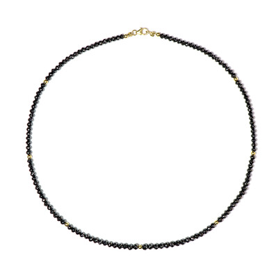 9K Black Diamond Gold Necklace (Annette)