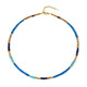 Madagascar Blue Sapphire Silver Necklace (Riya)