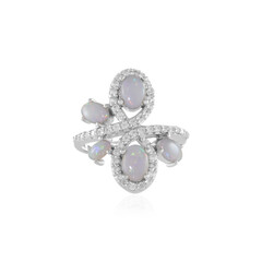 Australian Opal Silver Ring