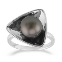 Tahitian Pearl Silver Ring (TPC)