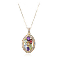Peridot Silver Necklace