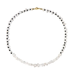 White Quartz Silver Necklace