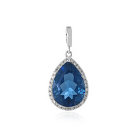 Colour Change Fluorite Silver Pendant