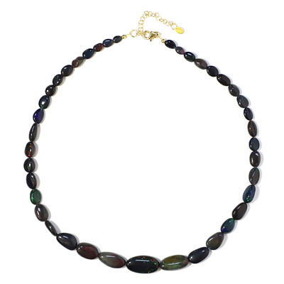 Mezezo Opal Silver Necklace