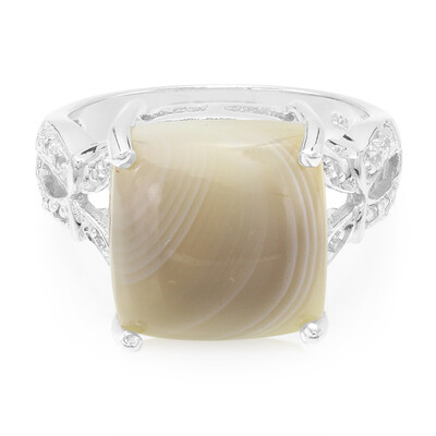 Botswana Agate Silver Ring