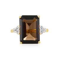 Smoky Quartz Silver Ring