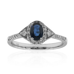 14K Ceylon Sapphire Gold Ring (CIRARI)