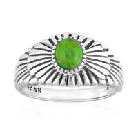 Kingman Green Mojave Turquoise Silver Ring