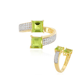 Arizona Peridot Silver Ring