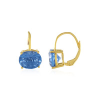 Colour Change Fluorite Silver Earrings