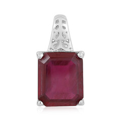 Madagascar Ruby Silver Pendant