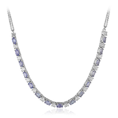 Tanzanite Silver Necklace