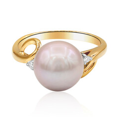 9K Pink Ming Pearl Gold Ring (TPC)