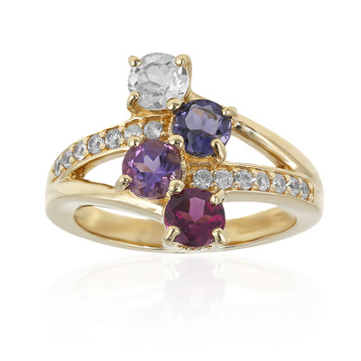 Iolite Silver Ring