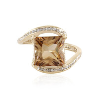 14K Champagne Topaz Gold Ring (de Melo)