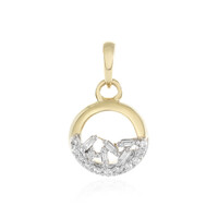 9K SI1 (H) Diamond Gold Pendant