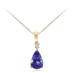 14K AAA Tanzanite Gold Necklace (CIRARI)