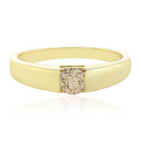 9K I2 Brown Diamond Gold Ring