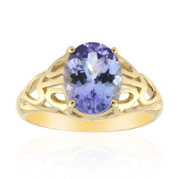 9K Unheated Tanzanite Gold Ring