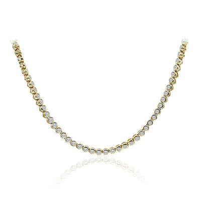 14K SI1 (G) Diamond Gold Necklace (Annette)