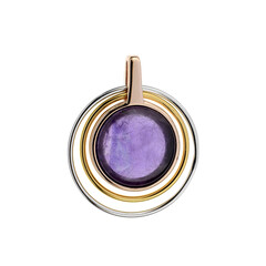 Amethyst Silver Pendant
