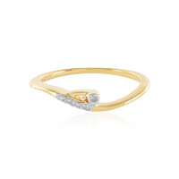 I2 (I) Diamond Silver Ring