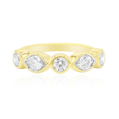 14K SI1 (G) Diamond Gold Ring (Annette)