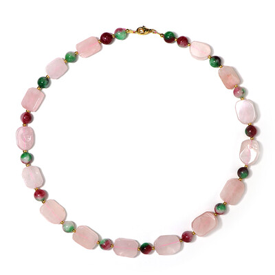 Golden Hematite Silver Necklace