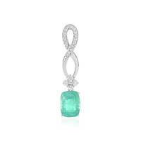14K Russian Emerald Gold Pendant (AMAYANI)