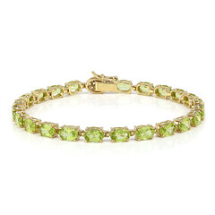 Peridot Silver Bracelet