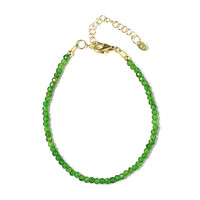 Russian Diopside Silver Bracelet