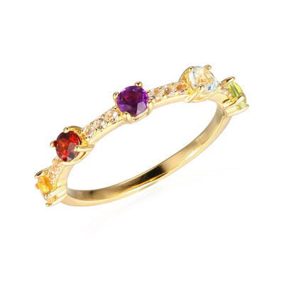 Garnet Silver Ring