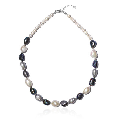 Freshwater pearl Silver Necklace (TPC)