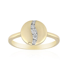 9K SI1 (G) Diamond Gold Ring